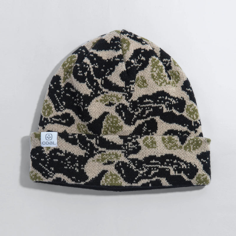 Coal Headwear Fjord Beanie - Grey Abstract Camo