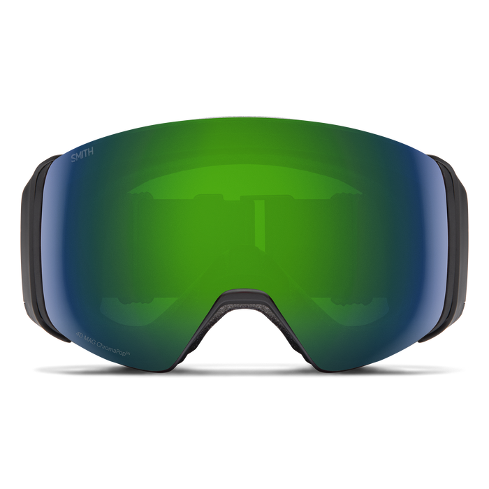 Smith 4D MAG Goggles 2025 - Black W/Green Mirror Lens