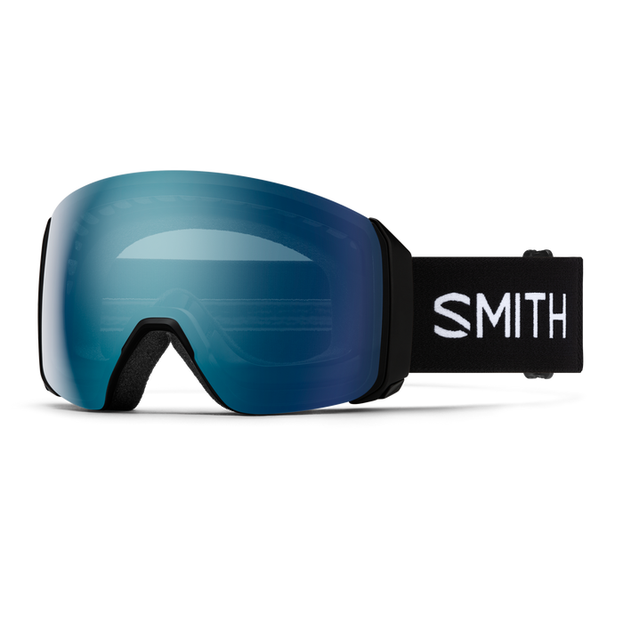 Smith 4D MAG XL Goggles 2025 - Black W/Blue Mirror Lense