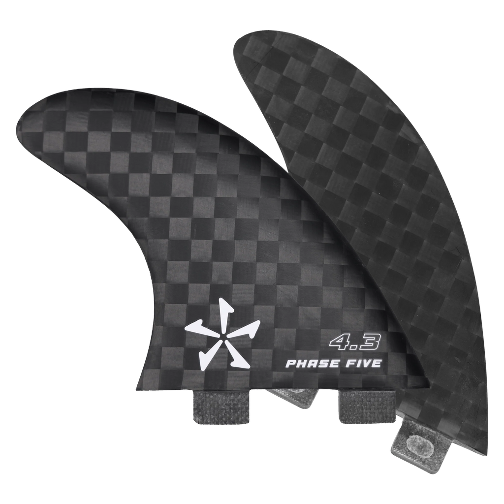 Phase Five 4.3 Carbon Twin Fin Set - pullproshop.com