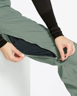 Volcom Womens Swift Bib Overalls - Lichen Green