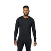 Hot Chillys Mens Micro-Elite Chamois Crewneck Baselayer - Black