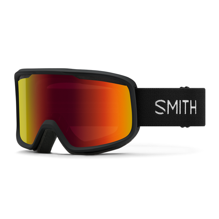 Smith Frontier Goggles 2025 - Black W/Red Mirror Lens