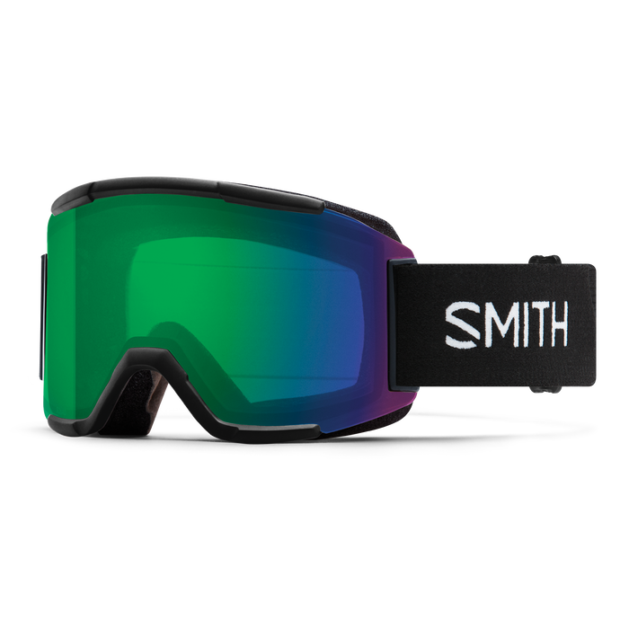 Smith Squad Goggles 2025 - Black W/Green Mirror Lens