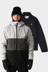 686 Mens Smarty 3-IN-1 Form Jacket - White Heather