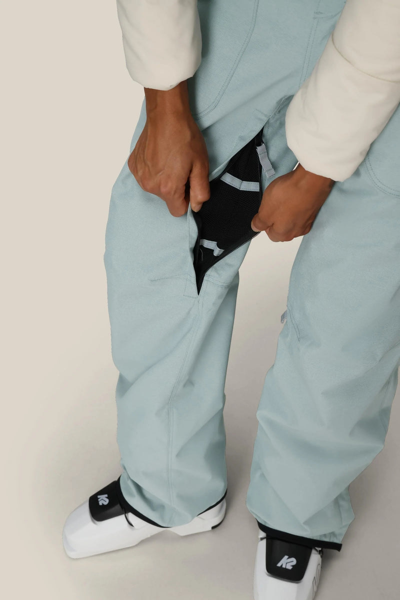 686 Womens Black Magic Insulated Bib - Dusty Marine