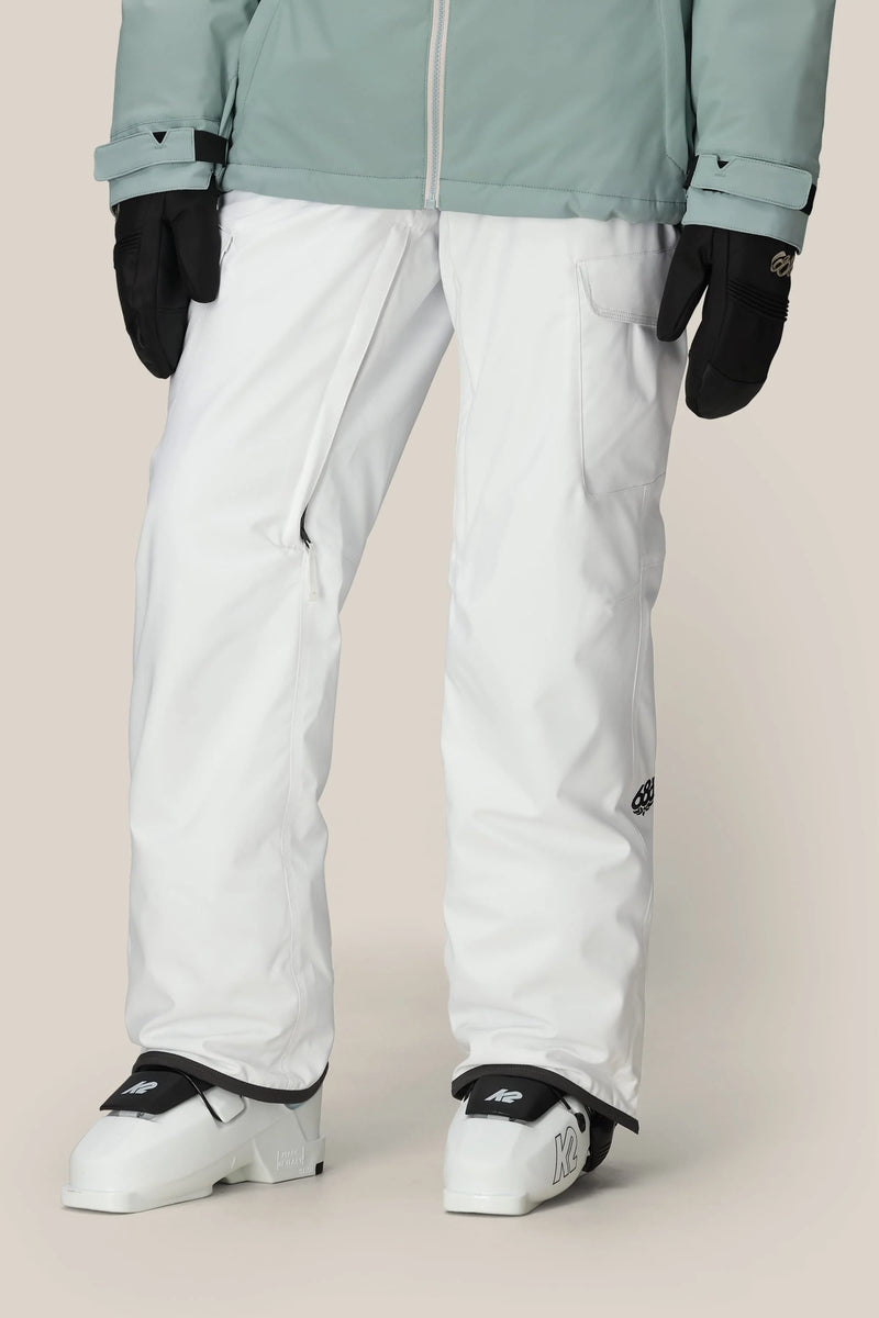 686 Womens Aura Insulated Cargo Pants - White