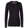 Hot Chillys Womens Pepper Bi-Ply Crewneck Baselayer - Black