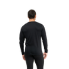 Hot Chillys Mens Pepper Bi-Ply Crewneck Baselayer - Black