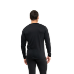 Hot Chillys Mens Pepper Bi-Ply Crewneck Baselayer - Black