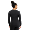 Hot Chillys Womens Pepper Bi-Ply Crewneck Baselayer - Black