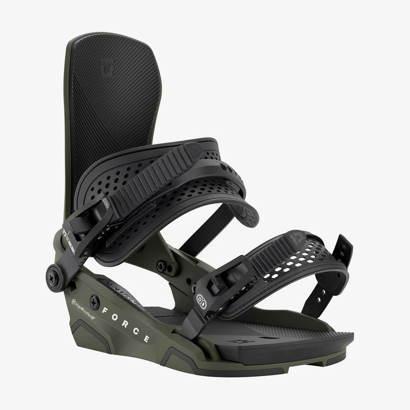 Union Force Snowboard Bindings - Army Green