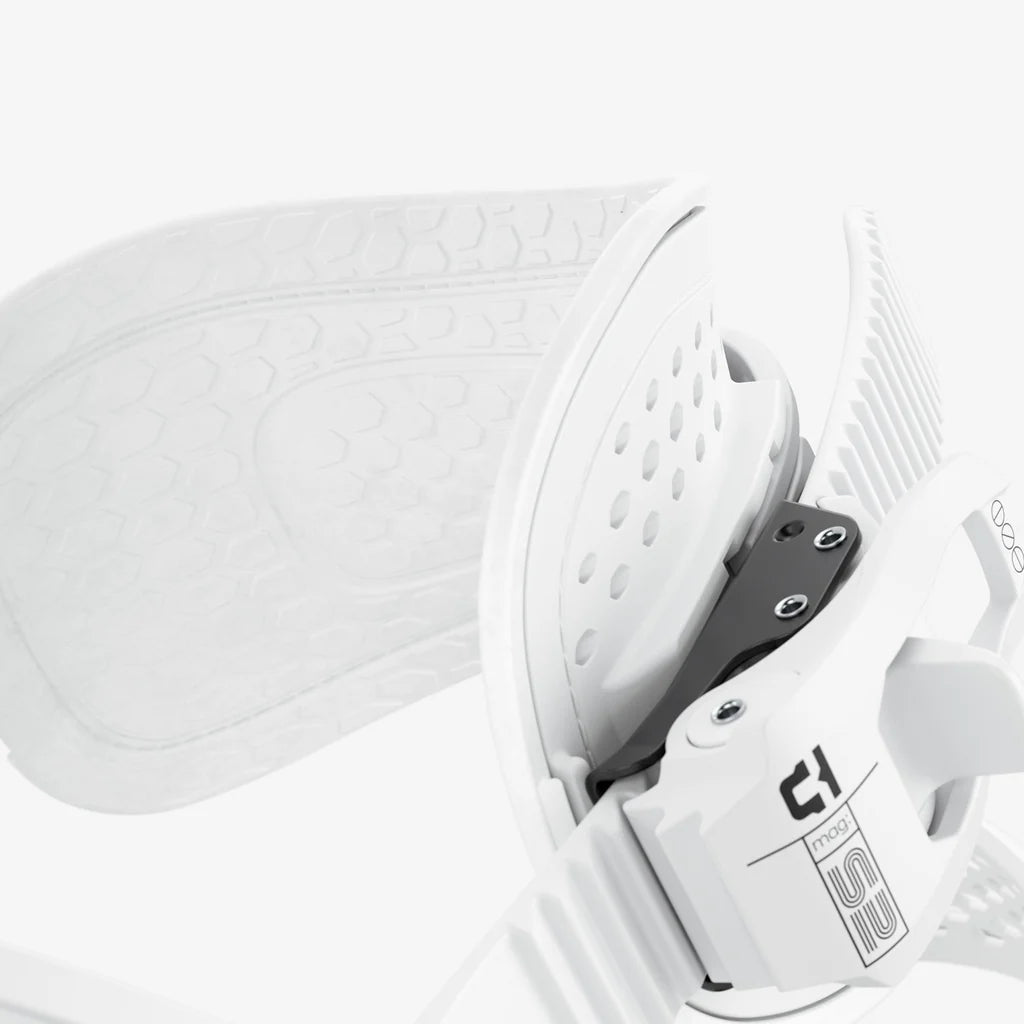 Union Force Snowboard Bindings - White