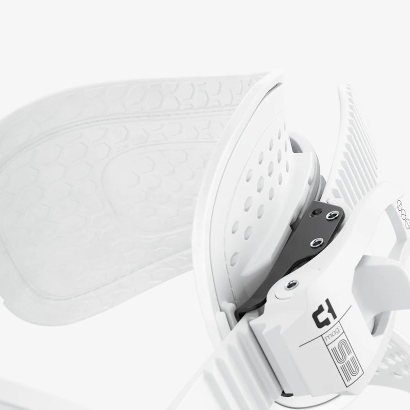 Union Force Snowboard Bindings - White