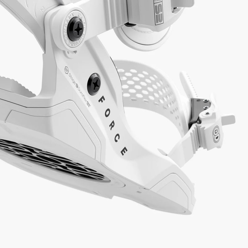 Union Force Snowboard Bindings - White