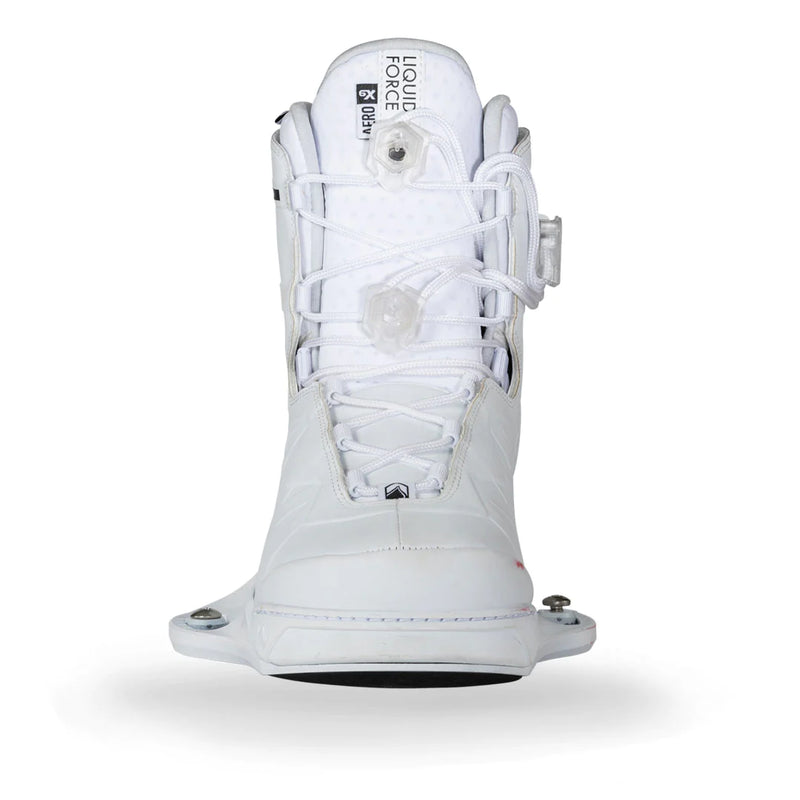 Liquid Force Aero 6X White Wakeboard Bindings 2024