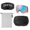 Smith 4D MAG XL Goggles 2025 - Black W/Blue Mirror Lense