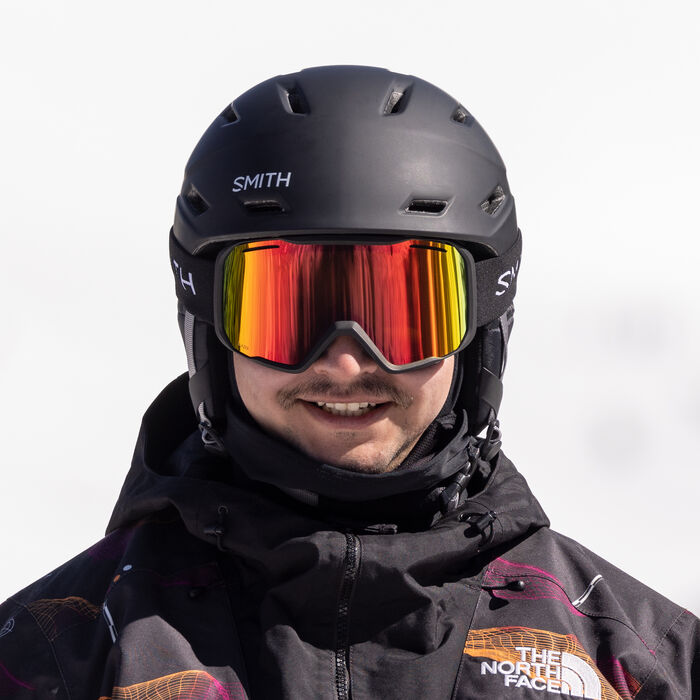 Smith Blazer Goggles 2025 - Black W/Red Mirror Lens