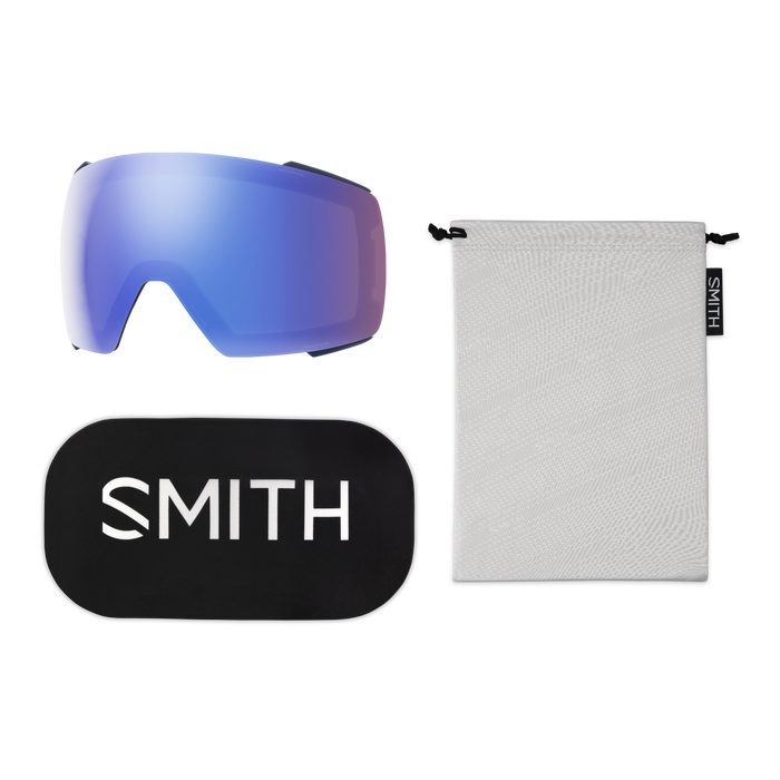 Smith I/O MAG Goggles 2025 - Navy W/Platinum Mirror Lens