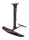 Ronix Shadow Carbon Mast W/ Speed Edition 1330 Foil Kit