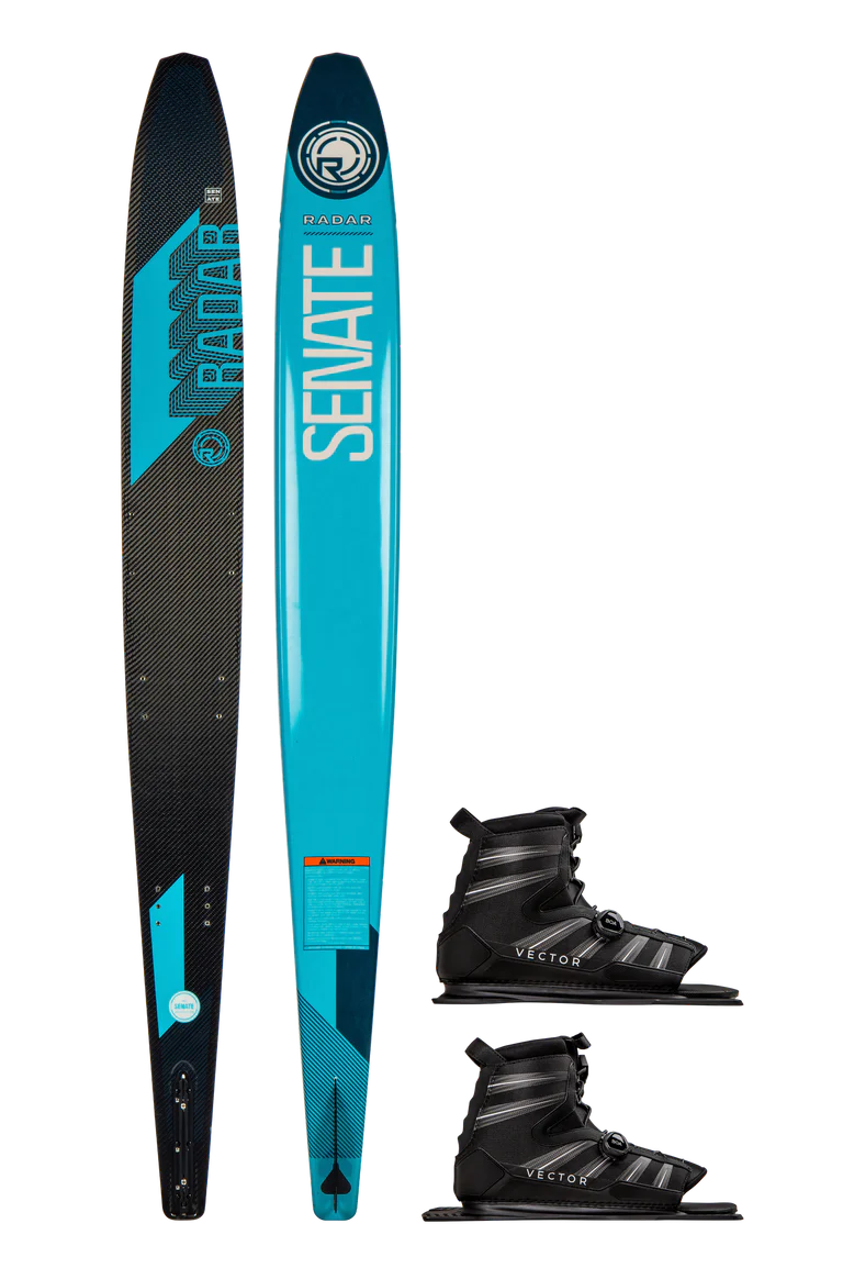 Radar Senate Graphite W/ Double Vector BOA Slalom Ski Package 2024