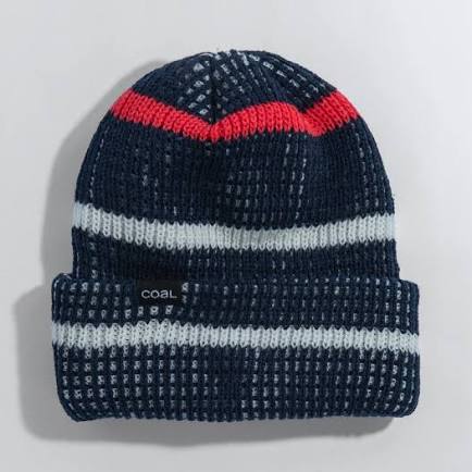 Coal Vista Beanie - Navy/Red