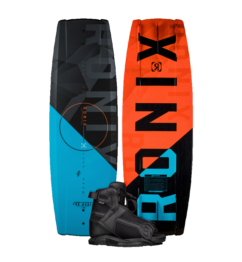 2025 Ronix Vault With Divide Bindings Kids Wakeboard Package