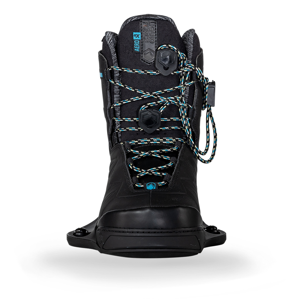 Liquid Force Aero 6X Black Wakeboard Bindings 2024