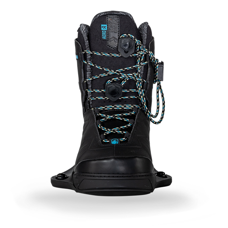 Liquid Force Aero 6X Black Wakeboard Bindings 2024