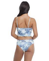 BODY GLOVE DNIM CITY NORAH CROP TOP (Denim) - pullproshop.com