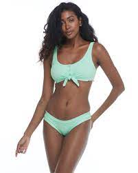 BODY GLOVE IBIZA KATE TIE FRONT TANK - SEAFOAM - pullproshop.com