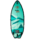 Ronix Standard Core Brightside W/straps Wakesurf board 2024