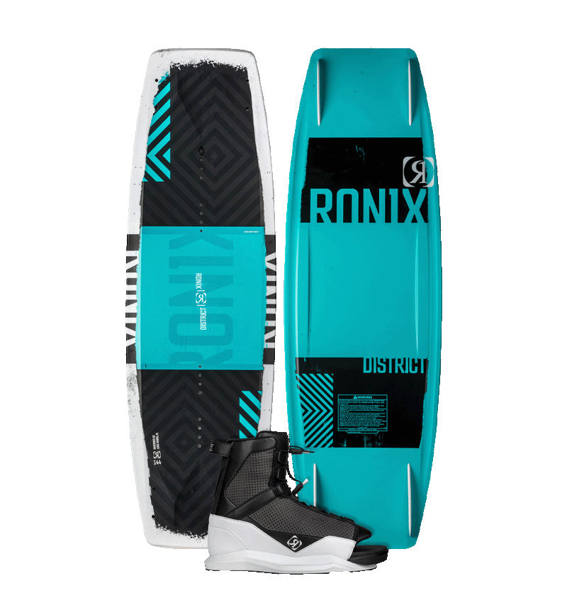 2025 Ronix District With District Bindings Wakeboard Package