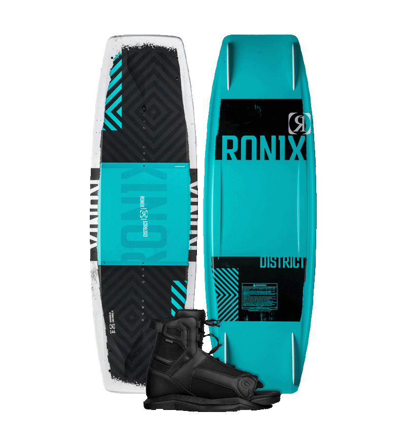 2025 Ronix District With Divide Bindings Wakeboard Package