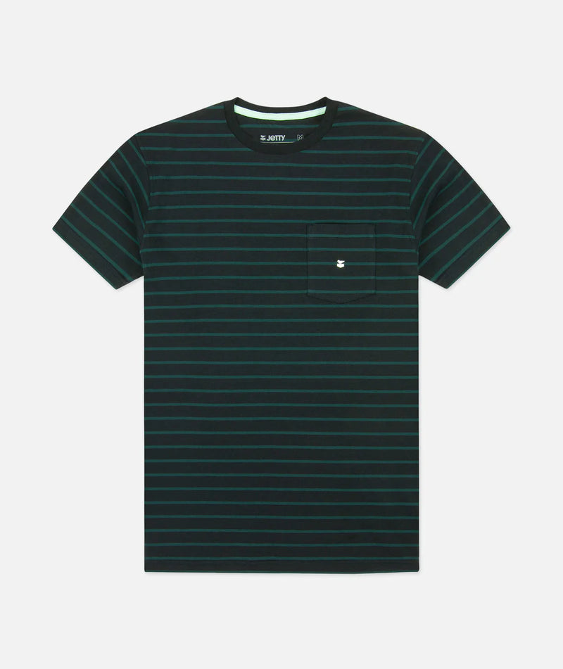 Jetty Corolla Knit Graphite Tee Shirt