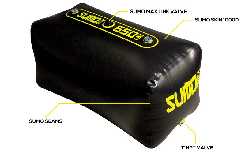SUMO MAX Ballast Bags - pullwatersports.com