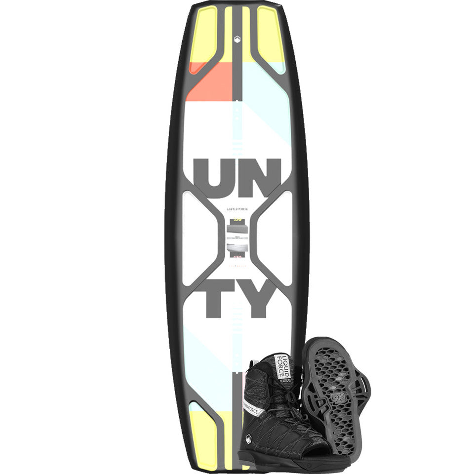 2023 Liquid Force Unity With Classic 6X OT Bindings Wakeboard Package