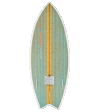Ronix Womens Koal Classic Fish Wakesurf Board 2025